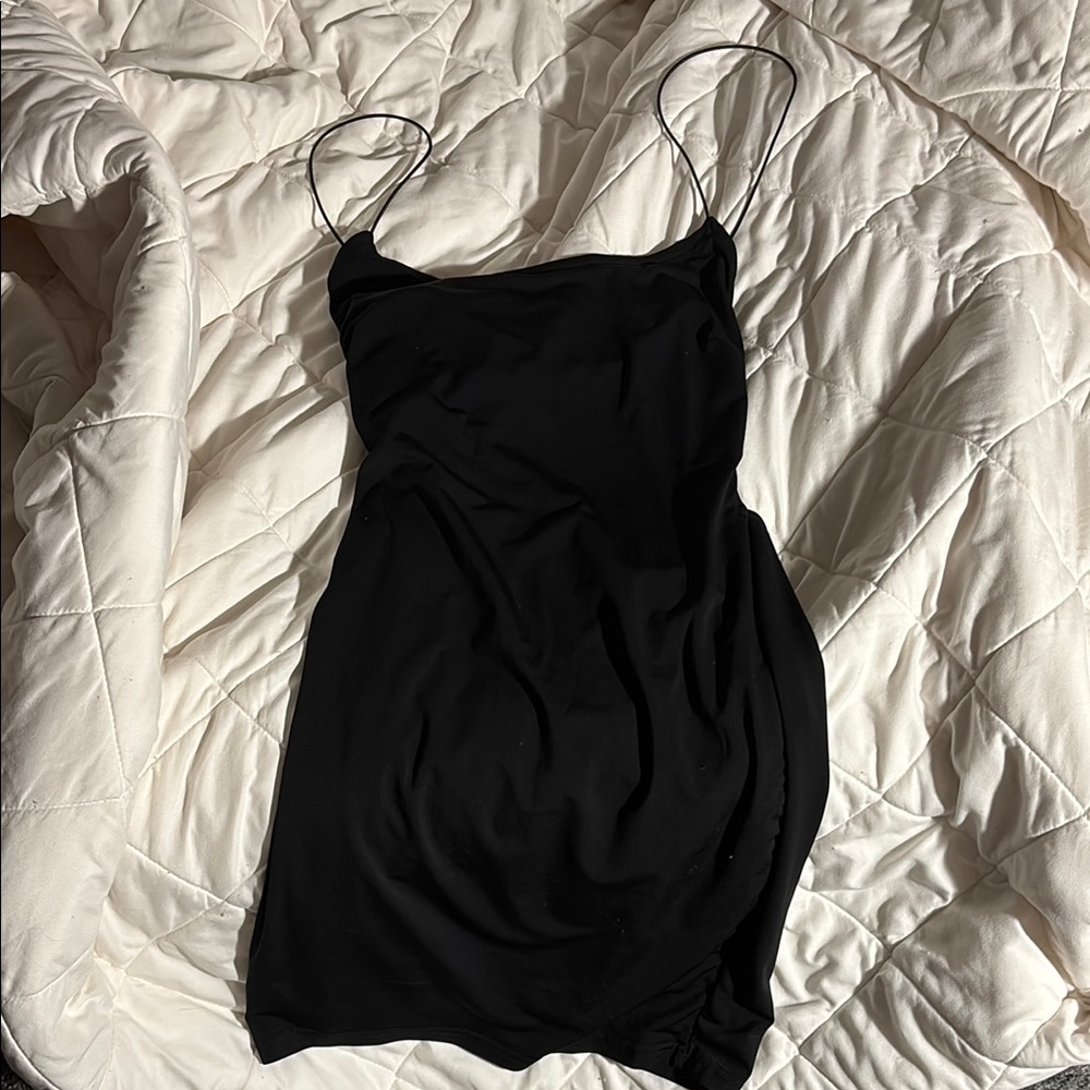 Elegant Black Slip Dress